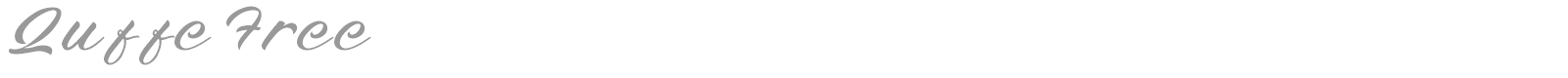 Quffe font preview